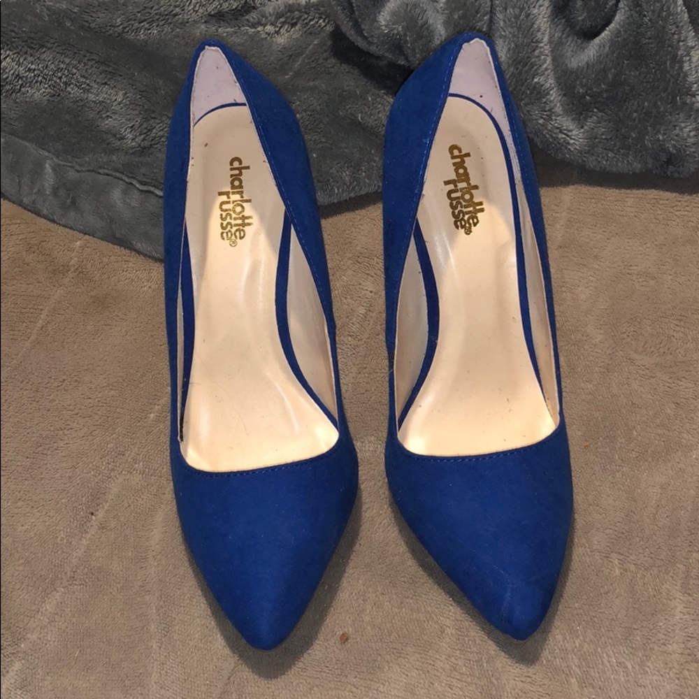 Blue heels